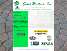 Tablet Screenshot of grassmasters.net